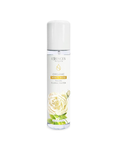Agua Floral Orgánica Rosa Blanca 250ml Esencias Bulgaria