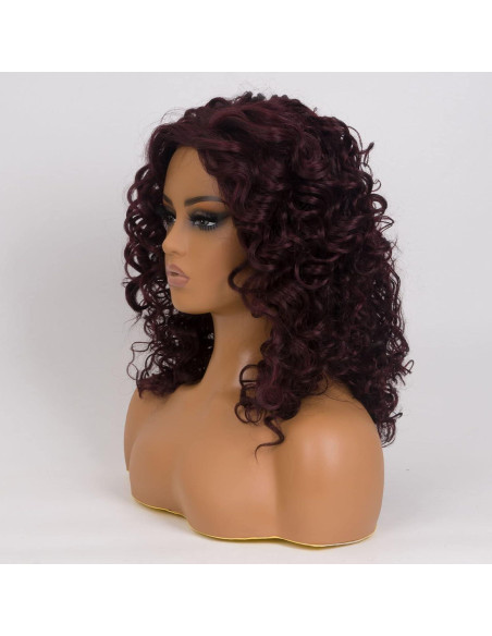 Cabeza de maniquí femenino JINGFA con hombros 38x22cm Cabeza de maniquí femenino JINGFA con hombros 38x22cm