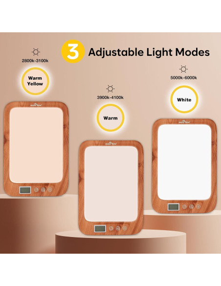 Lámpara de Terapia de Luz Easy@Home ELT-492-WG 10000 Lux Lámpara de Terapia de Luz Easy@Home ELT-492-WG 10000 Lux