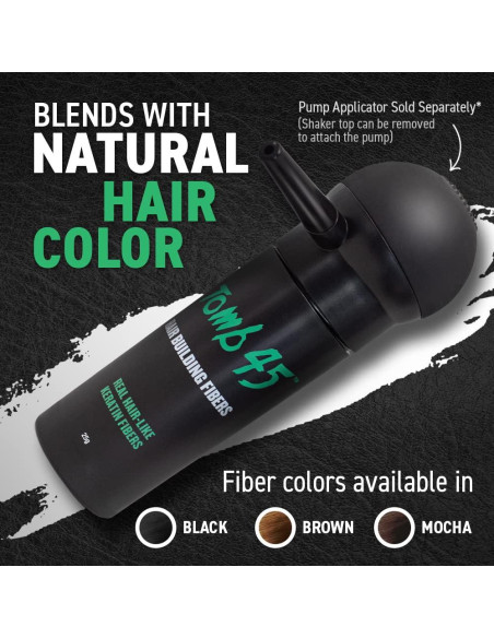 Fibra para Construcción de Cabello Tomb45 Negro 14g Fibra para Construcción de Cabello Tomb45 Negro 14g