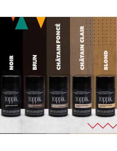 Fibra para Cabello Toppik 27,5 g Color Negro