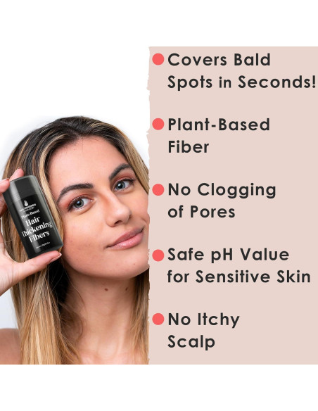 Fibras para Cabello Ralo Fibras Maximizadoras Marrón Oscuro Fibras para Cabello Ralo Fibras Maximizadoras Marrón Oscuro