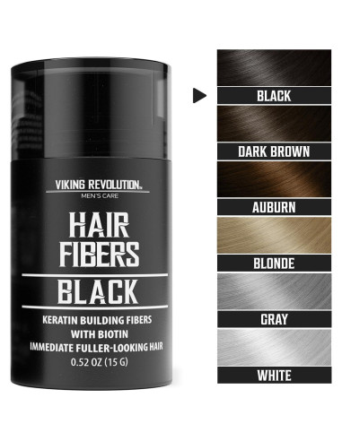Fibra Capilar Negra Viking Revolution 14,79 g para Hombres