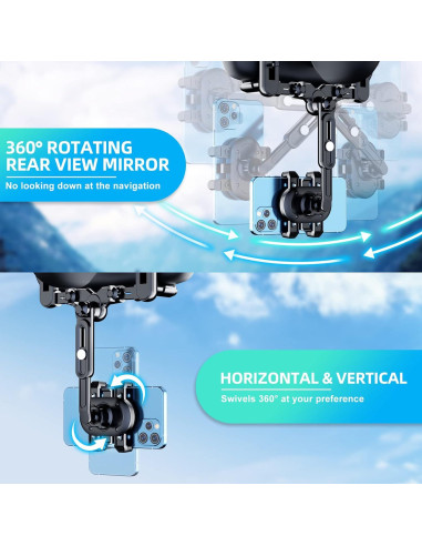 Soporte para Teléfono de Coche FONKEN Ajustable 360 Universal