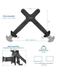 Soporte Ajustable para Laptop VIVO STAND-LAP4 11-17" 2