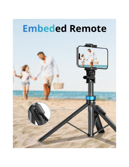Trípode UBeesize 182 cm para Teléfono y Selfie Stick Trípode UBeesize 182 cm para Teléfono y Selfie Stick