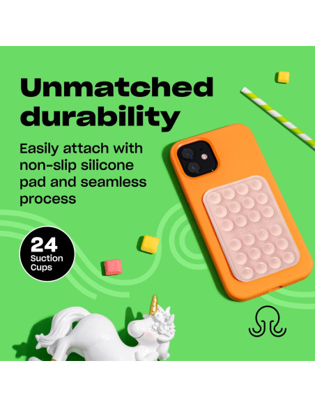 Funda de teléfono OCTOBUDDY 1 con ventosas - Rosa tiza Funda de teléfono OCTOBUDDY 1 con ventosas - Rosa tiza