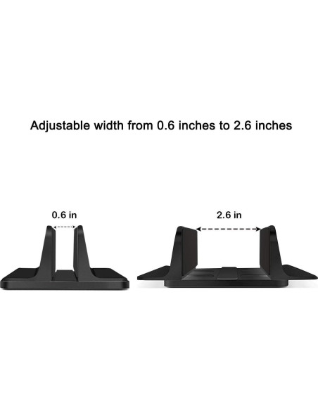 Soporte para Laptop ORANGEHOME Vertical Ajustable Negro Soporte para Laptop ORANGEHOME Vertical Ajustable Negro
