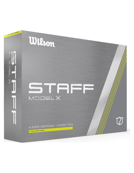 Bolas de Golf WILSON 2024 Staff Model X - 12 Bolas Amarillas Bolas de Golf WILSON 2024 Staff Model X - 12 Bolas Amarillas