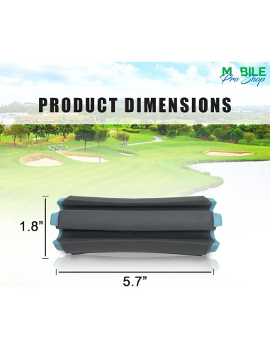 Transportador de Palos de Golf Mobile Pro Shop 6 Palos ABS