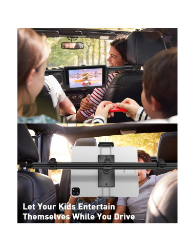 Soporte para Tableta de Coche Tryone Ajustable 4.7-12.9"