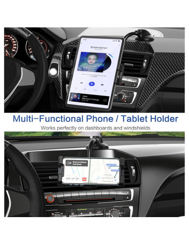 Soporte para Tableta de Coche YOOZ con Ventosa y Brazo Flexible