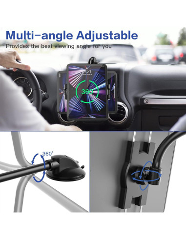 Soporte para Tableta de Coche YOOZ con Ventosa y Brazo Flexible
