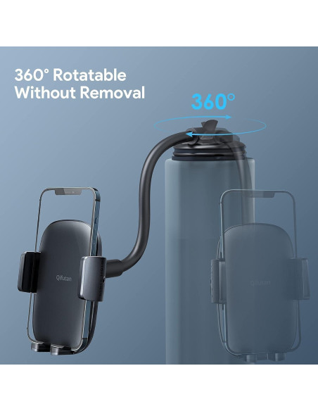 Soporte para Teléfono Qifutan HD-C77 Brazo Largo Antivibración Soporte para Teléfono Qifutan HD-C77 Brazo Largo Antivibración