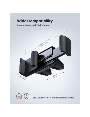 Soporte para Teléfono Lamicall C2-US-B Universal Negro