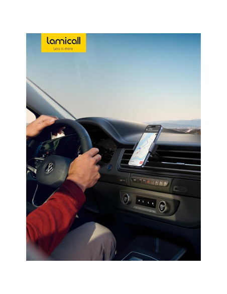 Soporte para Teléfono Lamicall C2-US-B Universal Negro Soporte para Teléfono Lamicall C2-US-B Universal Negro