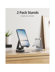 Soporte Doble Plegable Nulaxy A4 para Teléfonos 10-15 cm 2