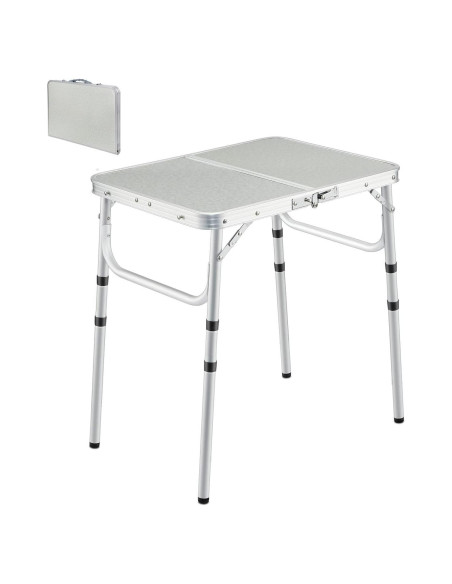 Mesa de Camping Plegable REDCAMP 2ft Ajustable Aluminio Mesa de Camping Plegable REDCAMP 2ft Ajustable Aluminio