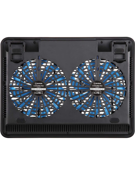 Base de Enfriamiento para Laptop Coolertek HY-288 USB 2 Ventiladores Base de Enfriamiento para Laptop Coolertek HY-288 USB 2 Ventiladores