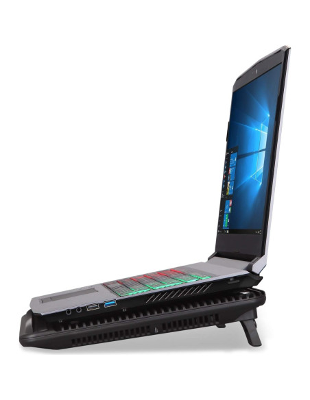 Base de Enfriamiento para Laptop Coolertek HY-288 USB 2 Ventiladores Base de Enfriamiento para Laptop Coolertek HY-288 USB 2 Ventiladores
