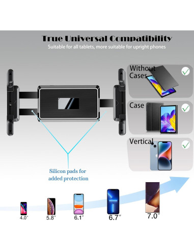 Soporte para Tablet WUITIN PB-1 Brazo Largo 43 cm