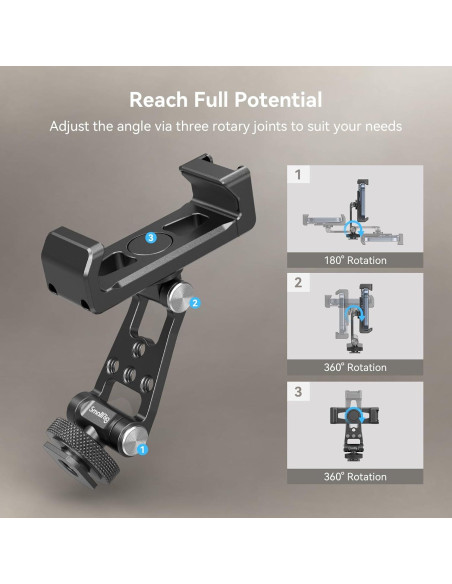 Soporte Universal SMALLRIG para Teléfonos con Montura Fría Soporte Universal SMALLRIG para Teléfonos con Montura Fría