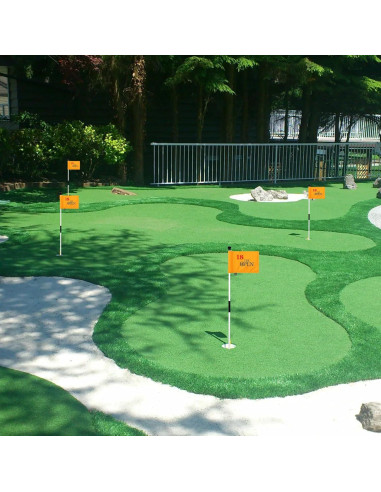 Bandera de Golf CoGolfing Desmontable con Base Recuperación