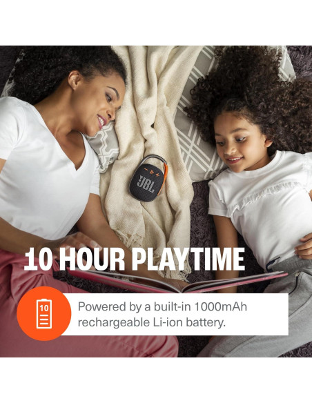 JBL Clip 4 - Altavoz Bluetooth Portátil Impermeable Negro JBL Clip 4 - Altavoz Bluetooth Portátil Impermeable Negro