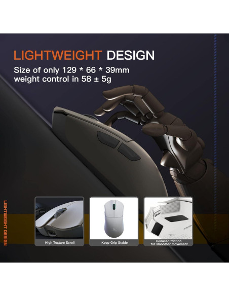 Ratón Gaming Inalámbrico Darmoshark M3 26000DPI 58g Ratón Gaming Inalámbrico Darmoshark M3 26000DPI 58g