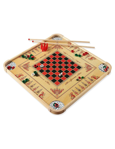 Juego de Carrom Carrom 2850 - Mesa de Juegos 85 en 1 Juego de Carrom Carrom 2850 - Mesa de Juegos 85 en 1
