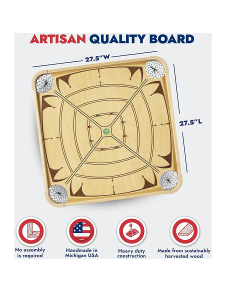 Juego de Carrom Carrom 2850 - Mesa de Juegos 85 en 1 Juego de Carrom Carrom 2850 - Mesa de Juegos 85 en 1