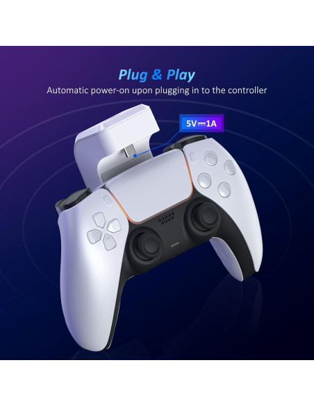 Batería Recargable NexiGo 1600 mAh para Controlador PS5 Batería Recargable NexiGo 1600 mAh para Controlador PS5