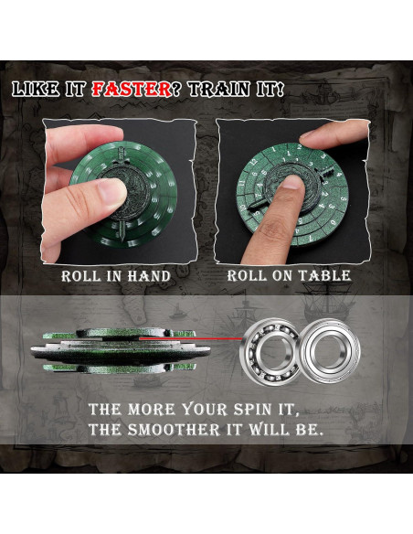 Juego de Dados Haxtec 7-en-1 Metal DND Verde Púrpura Juego de Dados Haxtec 7-en-1 Metal DND Verde Púrpura