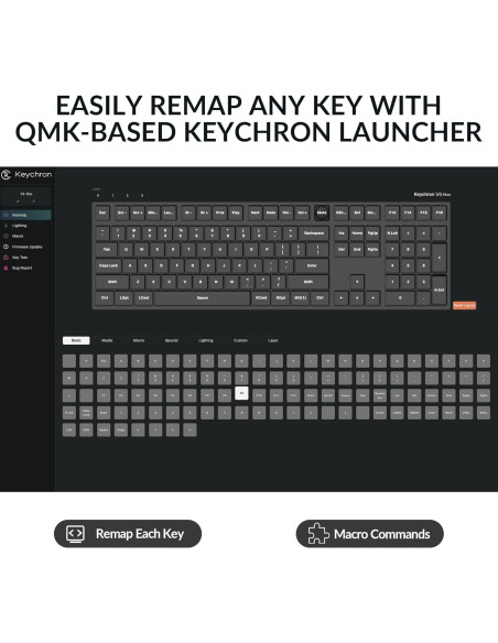 Teclado Mecánico Inalámbrico Keychron V6 Max RGB 108 Teclas Teclado Mecánico Inalámbrico Keychron V6 Max RGB 108 Teclas