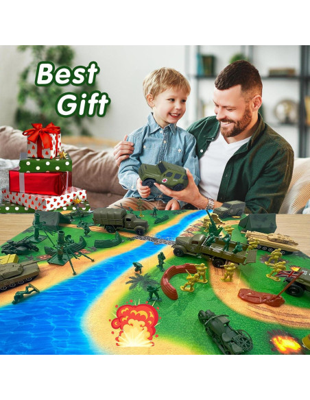 Conjunto de Soldados de Juguete TALGIC 120 PCS Militar Conjunto de Soldados de Juguete TALGIC 120 PCS Militar