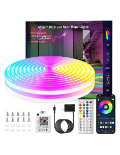 Tira de Luz Neón RGB 5M HuiZhouShi Control App