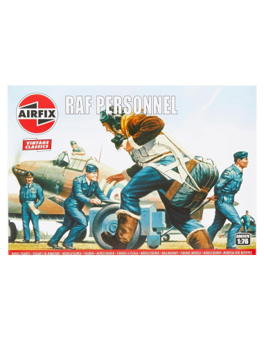 Figuras de Mini Ejercito Airfix RAF 1:76 - 48 Soldados Sin Pintar