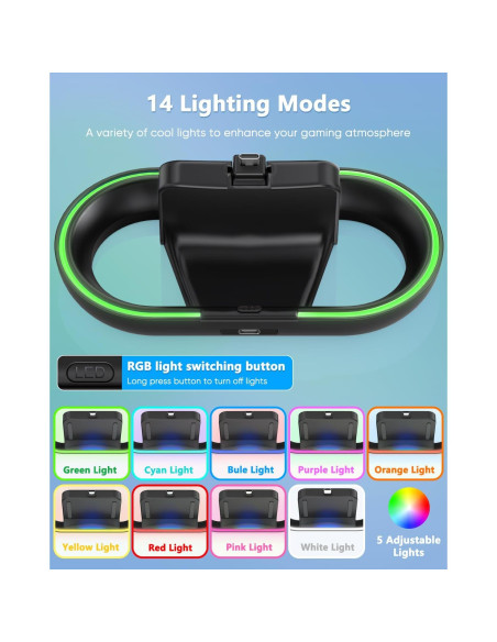 Base de Carga FYOUNG para PlayStation Portal - Soporte RGB Base de Carga FYOUNG para PlayStation Portal - Soporte RGB