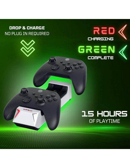 Estación de Carga Nyko para Xbox Series X/S y One - Carga Doble Estación de Carga Nyko para Xbox Series X/S y One - Carga Doble