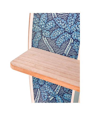 Estante de Pared Surf Navy Electric Palms Reyn Spooner 90x33 cm