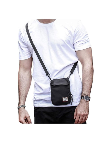 Bolso Cruzado Pequeño para Hombres - Bandolera 19x14 cm Bolso Cruzado Pequeño para Hombres - Bandolera 19x14 cm