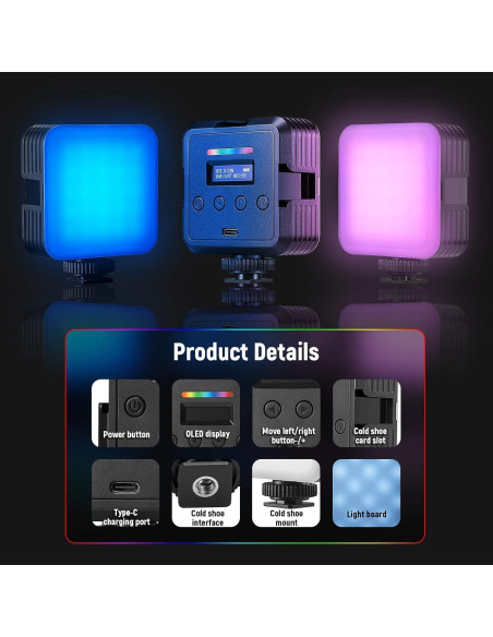 Luz de Video LED RGB NEEWER RGB61 2500K-8500K 20 Modos Luz de Video LED RGB NEEWER RGB61 2500K-8500K 20 Modos