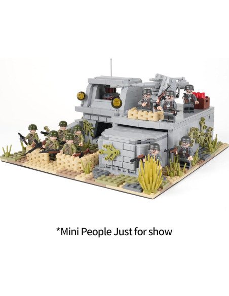 Conjunto de Bloques de Construcción MOOXI 928PCS Segunda Guerra Mundial Conjunto de Bloques de Construcción MOOXI 928PCS Segunda Guerra Mundial