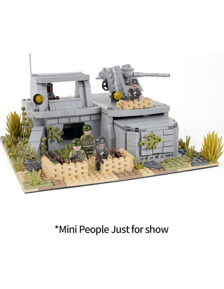 Conjunto de Bloques de Construcción MOOXI 928PCS Segunda Guerra Mundial Conjunto de Bloques de Construcción MOOXI 928PCS Segunda Guerra Mundial