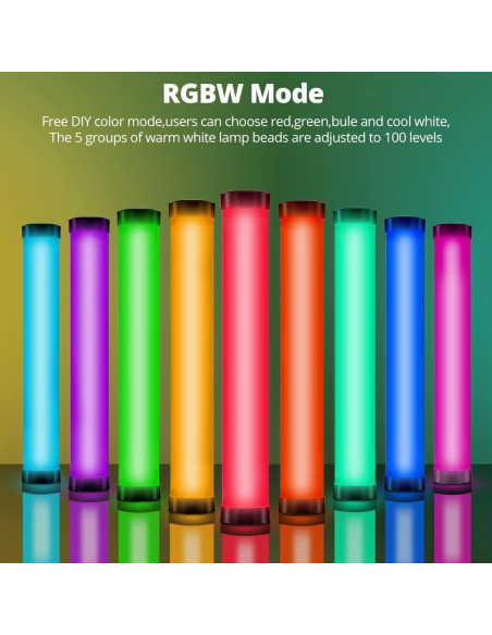 AMBITFUL A2 Luz Tubo RGB 2500K-8500K 29 Efectos AMBITFUL A2 Luz Tubo RGB 2500K-8500K 29 Efectos