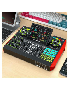 Mezclador de Audio G10 con Efectos y Reducción de Ruido