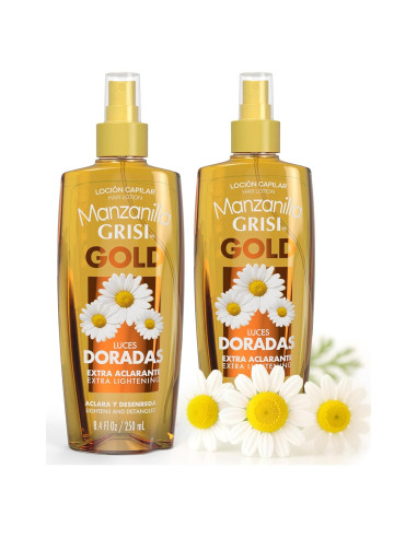 Loción Aclaradora para el Cabello Grisi con Manzanilla - 2 Botellas de 248 ml