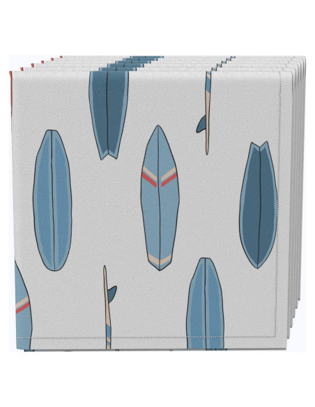 Juego de Servilletas 4 Pzas 100% Algodón 50,8x50,8 cm Surf Juego de Servilletas 4 Pzas 100% Algodón 50,8x50,8 cm Surf