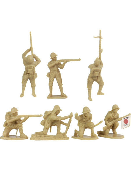 Soldados de Plástico BMC WW2 Japoneses 1:32 - 30 Figuras Soldados de Plástico BMC WW2 Japoneses 1:32 - 30 Figuras