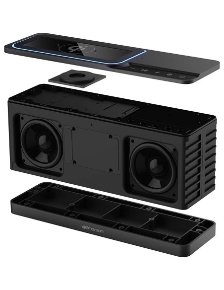 Altavoz Bluetooth Emerson ER-BTW100 20W Estéreo Carga Qi Altavoz Bluetooth Emerson ER-BTW100 20W Estéreo Carga Qi